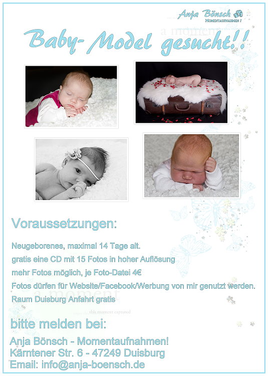 Baby-Model gesucht